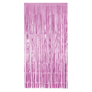 Bright Metallic Lavender Foil Door Curtain Backdrop 1.9m x 99cm - Pack of 3