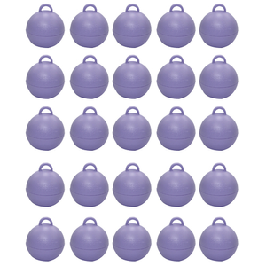 Lilac Bubble Balloon Weights - Pack of 25