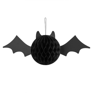 Bat Honeycomb Halloween Hanging Decoration 45cm