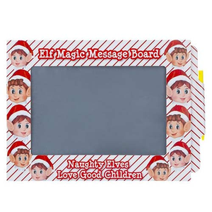 Naughty Christmas Elf Magic Slate Message Board