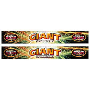 Giant Hand-Held Sparklers 25cm - 2 Packs of 5