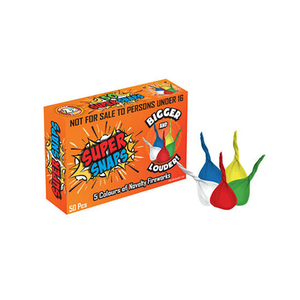 Assorted Colour Super Fun Snaps - Pack of 50