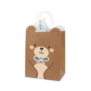 Teddy Bear Medium Brown Gift Bag 29cm