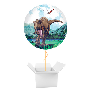 Jurassic World Dominion Orbz Foil Helium Balloon - Inflated Balloon in a Box