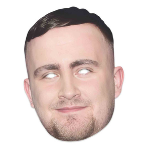 Young Darts Player Cardboard Face Mask