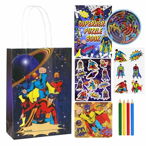 Superhero Pre-Filled Party Favour Bag