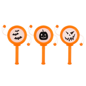 Orange Mini Halloween Spin Drum 10cm