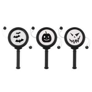 Black Mini Halloween Spin Drum 10cm