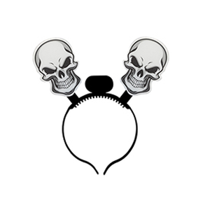 Skull Halloween Light Up Fancy Dress Head Bopper Headband