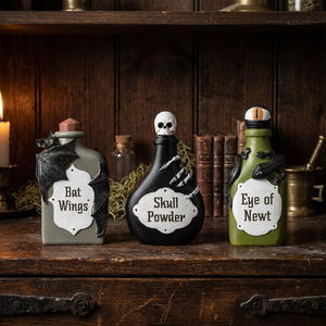 Gothic Poison Potion Bottle Halloween Decoration 13cm