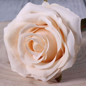 Cream Rose Vintage Artificial Silk Flower 72cm