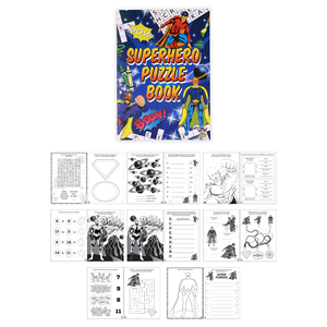 Mini Superhero Puzzle Book 15cm
