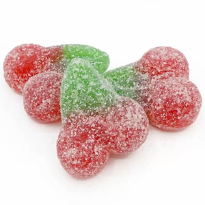 Kingsway Fizzy Twin Cherries Vegan Sweets 100g