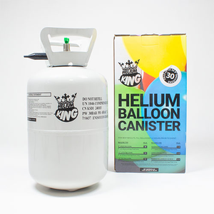 Helium Canister with Foil Inflation Adaptor - Fills up to 30 x 9 in balloons