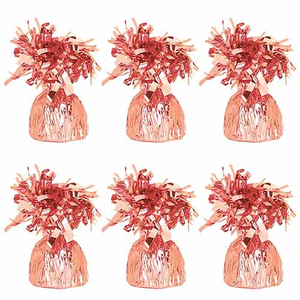 Rose Gold Foil Balloon Weights - Pack of 6