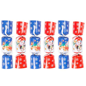 Santa &amp; Friends Christmas Crackers 15cm / 6 in - Pack of 6