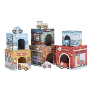 Little Dutch - Stacking Blocks and Cars