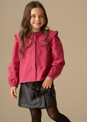 Maggie Frill Collar Shirt