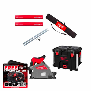 Milwaukee M18 FPS55-0P Plungesaw in Packout Case & Guide Rail (Body Only)
