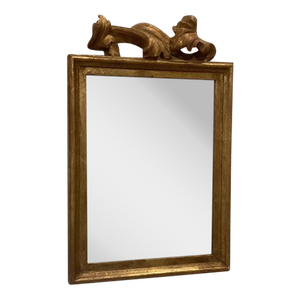 Vintage Italian Small Giltwood Mirror