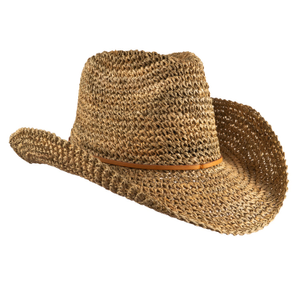 Fowey Natural Straw Cowboy Hat (M)