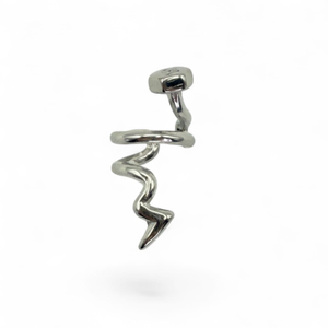 Nailed It Nail Ear Cuff Silver