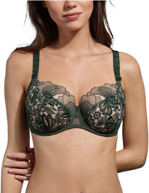Empreinte Agathe Low Neck Bra - Fougere