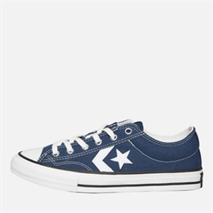 Converse Junior Star Player 76 Ox Foundational Canvas Trainers Navy/Vintage White/Egret