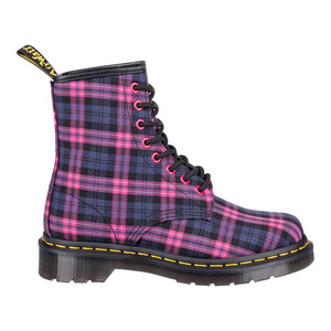 Dr Martens 1460 Tartan Boots (Pink)