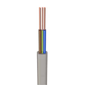 Jayearth H6242Y 4mm² PVC Twin and Insulated Earth Cable Grey (50m Drum)