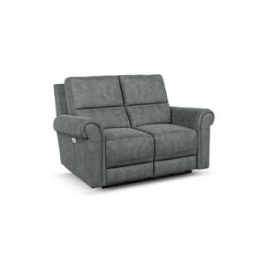 Colorado Electric Reclining Modular Group 8 in Miller Grey Fabric