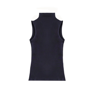 Sleeveless Turtleneck In Navy (S)