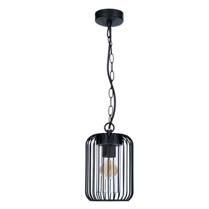 LED Deckenleuchte - Schwarz - IP44 - E27-Fassung