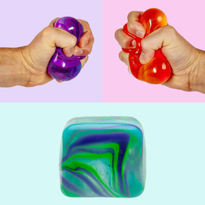 NeeDoh Nice Cube Swirl Fidget Toy - Random Assorted Colour