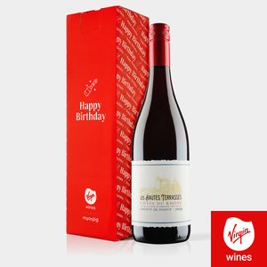 Happy Birthday Cotes du Rhone Red Wine 75cl