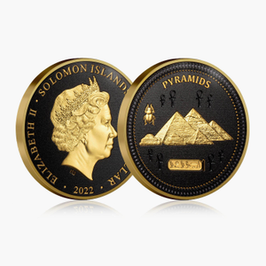 The Mysteries of Ancient Egypt Pyramids of Giza Half Dollar Coin