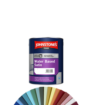 Johnstone's Trade Aqua Water Based Satin Paint - Tinted Colour Match
