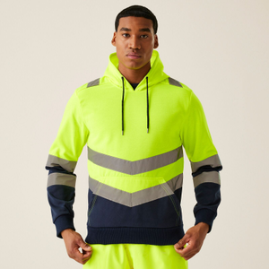 Regatta Professional Mens HI-VIS Two Tone Hoodie - M / Yellow