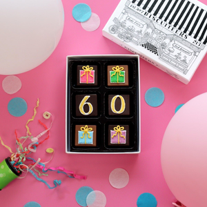 60th Birthday Milestone Little Box Of Chocolates