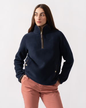 Joules Heritage 1/4 Zip Womens Fleece - Navy