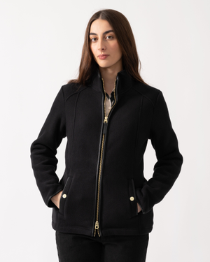 Joules Heritage Full Zip Womens Fleece - Black