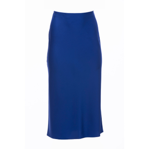Bias Skirt In Cobalt Solid (XL)