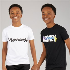 Money Boys Chop Sig Ape And Wrap Two Pack T-Shirts White/Black