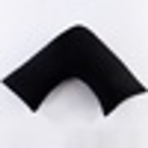 Soho 1000 Thread Count U Shaped Pillowcase Black