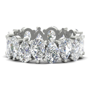 Alternating Pear Shaped Eternity Band