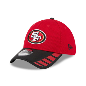 San Francisco 49ers NFL Visor Hit Red 39THIRTY Stretch Fit Cap