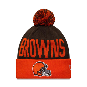 Cleveland Browns NFL London Games 2025 Dark Brown Cuff Knit Beanie Hat