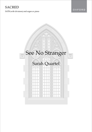 See No Stranger - SATB divisi