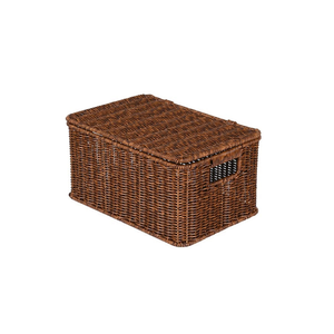 Faux Rattan Basket