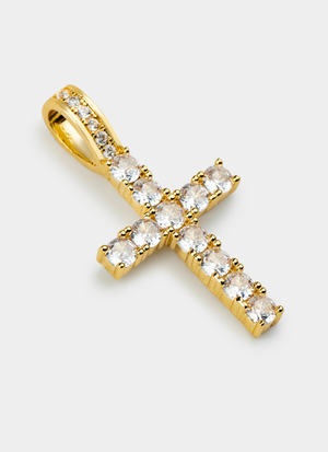 Vendetta Classic Cross Pendant - 18k Gold Plated